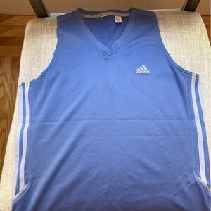 2 Adidas v-neck tank tops
